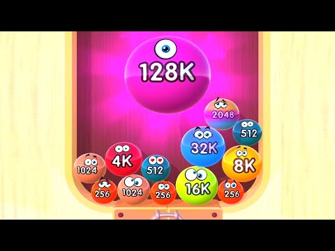 2048 balls 3D -  unlocked 32K 64K 128K balls / 2048 merge world record