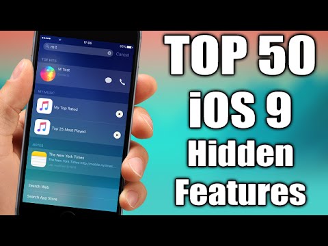 TOP 50 iOS 9 Hidden Features