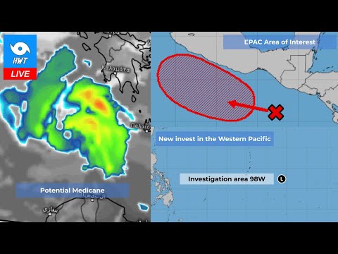 Worldwide Tropics Overview | Potential medicane? | October 21, 2021 00:00 UTC