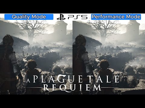 A Plague Tale Requiem PS5 - Quality Mode VS Performance Mode - Graphics Comparison - Loading Times