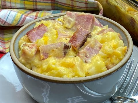 Ham and potato casserole
