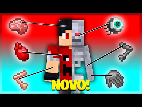 COMO VIRAR UM ROBÔ TECNOLÓGICO NO MINECRAFT *super força e tudo mais* ‹‹ P3DRU ››
