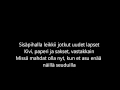 Antti Tuisku - Juuret (with lyrics) 