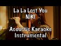 NIKI - La La Lost You (88rising) Acoustic Karaoke Instrumental