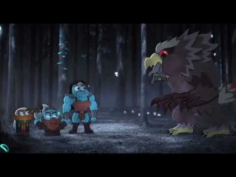 Owl bear eats gum balls family