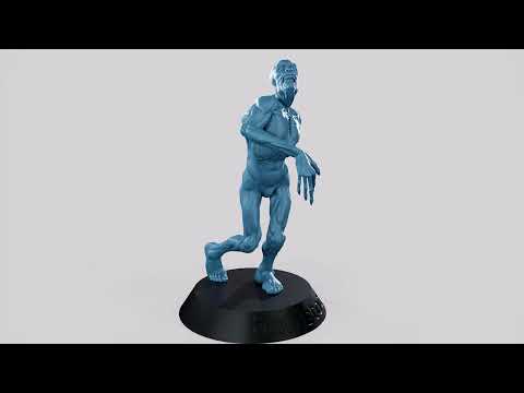 Zombie Undead Pose 01 - 3D print model