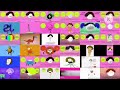 BFDI Auditions But With 36 Other Animations In Diamond Major