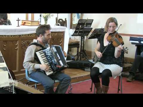 Two pieces played in St Mary's Pathhead by Jenny Gardner and others