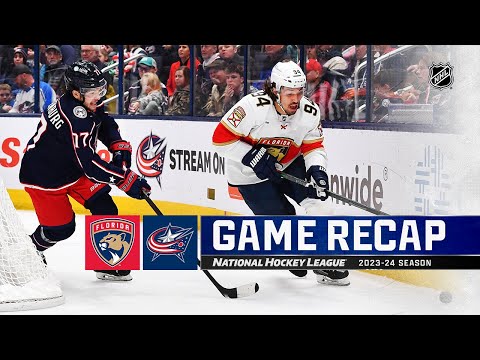 Panthers @ Blue Jackets 12/10 | NHL Highlights 2023