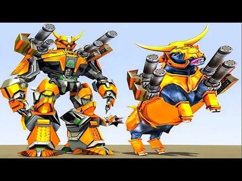 Bull Robot Car Transformer Shooting Games #2 - Android Gameplay