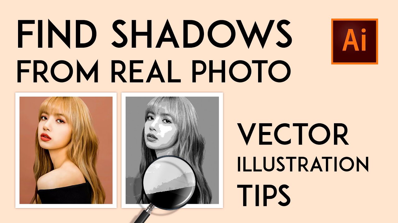How to find out shadows from real photo | Vector illustration Tips