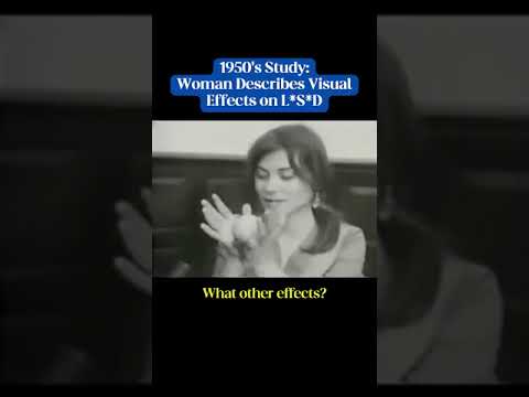 Woman Describes LSD Visuals (1950s)