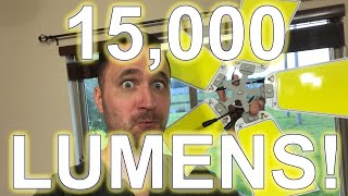 Camping or fishing? 15,000 Lumens will light EVERYTHING up! (LED)