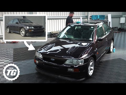 Thumbnail for FORD ESCORT COSWORTH DEEP CLEAN – Unmodified Barn Find Brought Back to Life | Top Gear Clean Team by Cosworth, Car