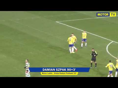 Bramki z meczu Motor Lublin - Orlęta Radzyń Podlaski [2016/2017]