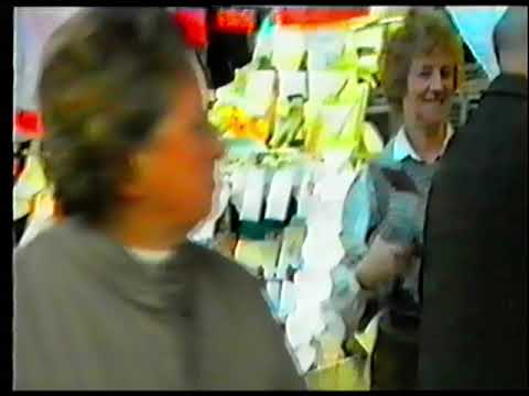 Blackburn Lancashire 3 day and 5 day market in 1989