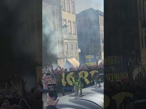 Ultras del Inter en Porto🔵⚫️ #ucl #inter #porto