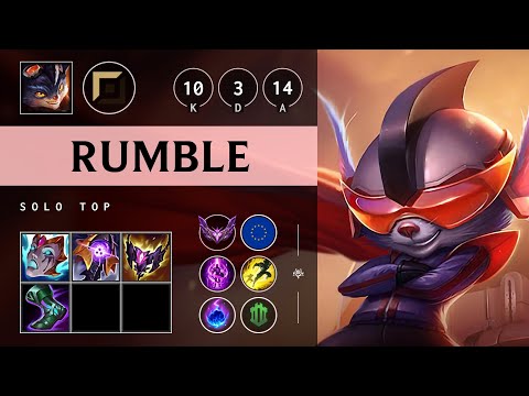 Rumble Top vs Gragas: Unstoppable - EUW Master Patch 14.19