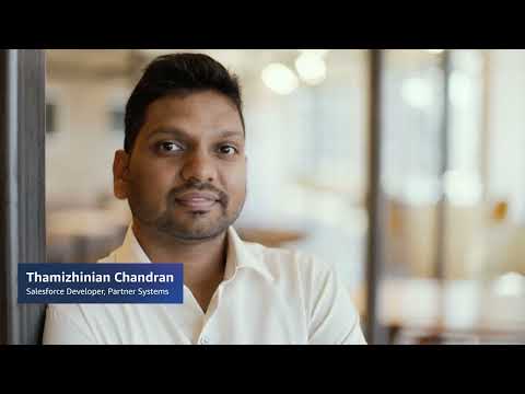 Working at AWS in the Partner Systems Team - Thamizinian, Salesforce Developer | Amazon Web Services