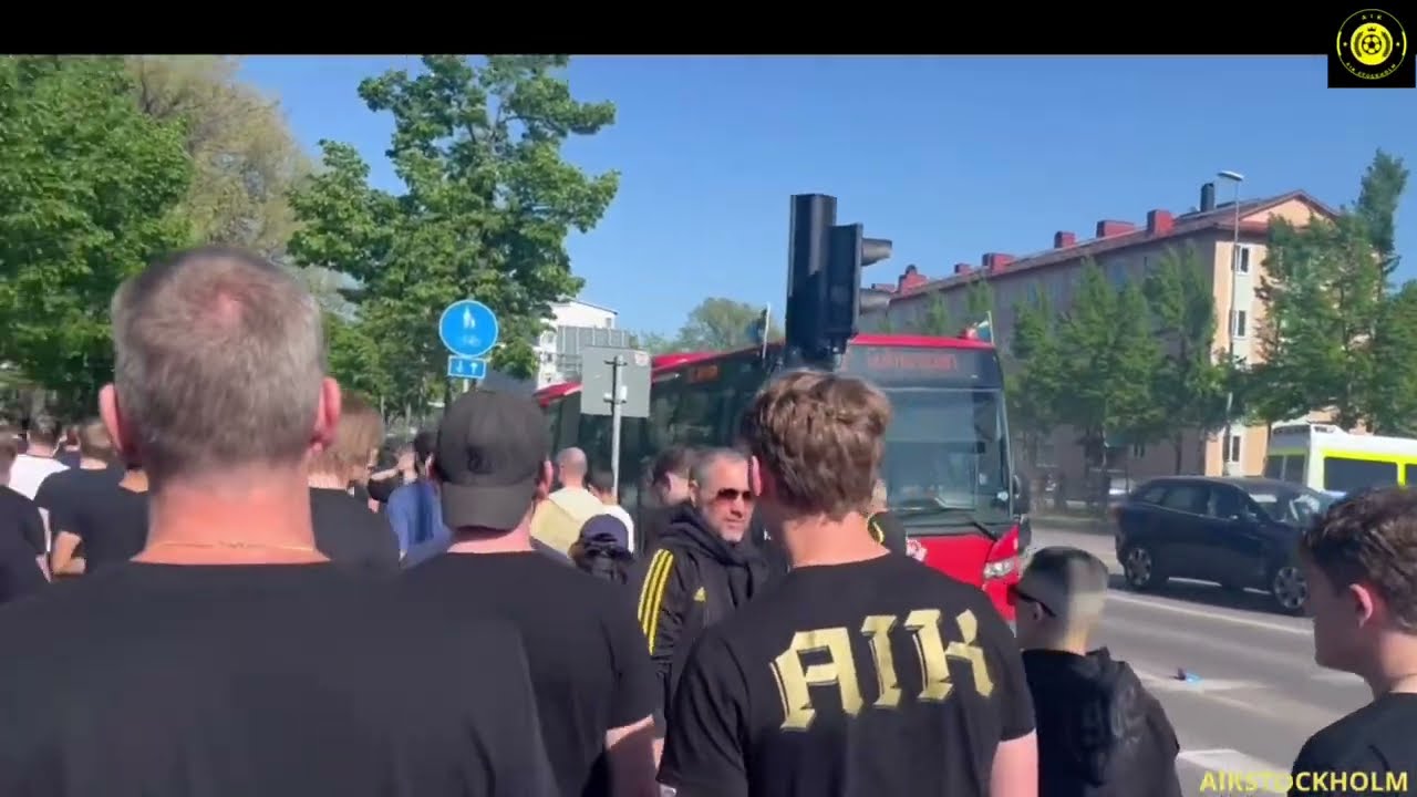 Hammarby - AIK halsduks bränning kaos  #derby #aik #hammarby 