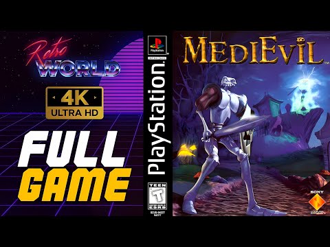 Medievil (PS1) | 100% All Chalices | Playstation Longplay | No Commentary 4K