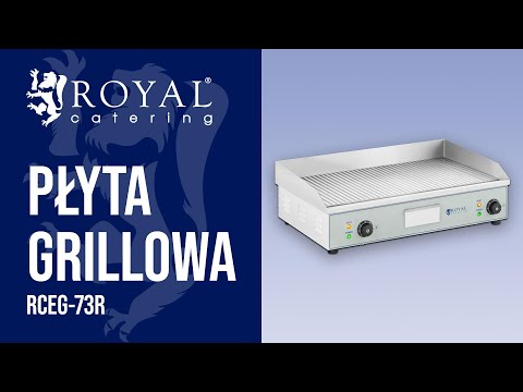 Video produktu  - Płyta grillowa - 400 x 730 mm - Royal Catering - 2 x 2,200 W