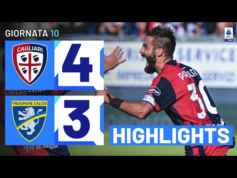 CAGLIARI-FROSINONE 4-3 | HIGHLIGHTS | 10ª GIORNATA | SERIE A TIM 2023/24
