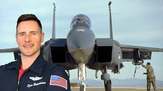 Real Fighter Pilot Flies F-15E Demo In Fighter Jet Simulator | Part 1