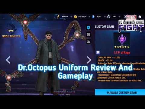 [MFF] Dr.Octopus Uniform Review And Gameplay | No way Home | Noobmaster | Marvel Future Fight