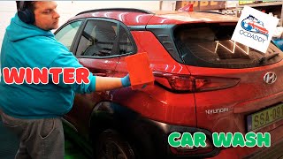 Winter car wash
