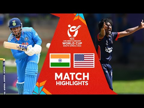 India v USA | Match Highlights | U19 CWC 2024