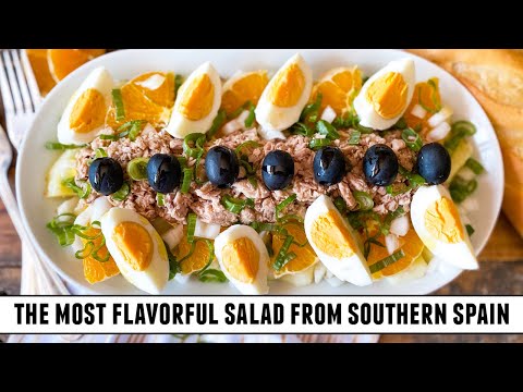 The BEST Salad you´ve Probably Never had | Ensalada Malagueña Recipe