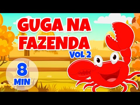 Guga na Fazenda vol 2 - Giramille 8 min | Desenho Animado Musical