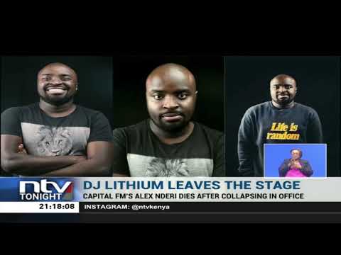 Capital FM’s DJ Lithium, Alex Nderi, dies after collapsing in office