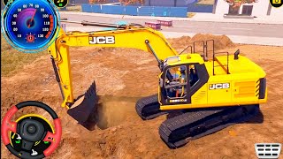 City Railway Construction Simulator 3D - Jcb  and Excavator Road Builder 2025 - Android GamePlay