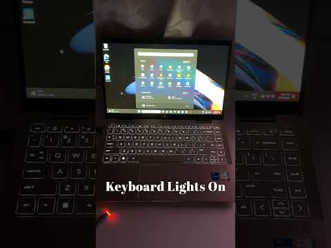 How to turn on Keyboard Backlight on HP Pavilion X360 - Change Brightness or Switch off