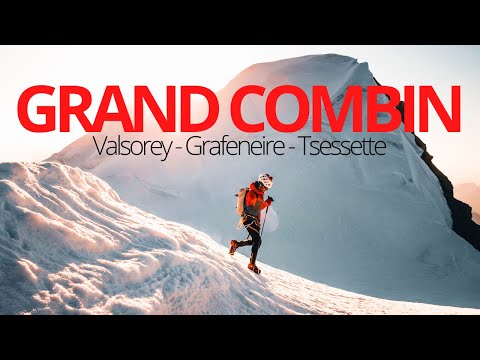 Grand Combin 4314m Traverse | Arrête du Meitin + Arrête de Boussine | 3x 4000m peaks in a row