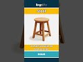 stool - a small seat with no back o... video thumbnail