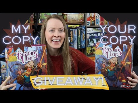 GIVEAWAY of The Bazaars of Ubar | How to Play & Review!