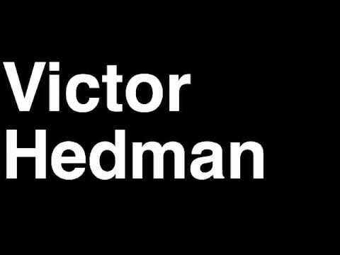 How to Pronounce Victor Hedman Tampa Bay Lightning NHL Hockey Player Runforthecube
