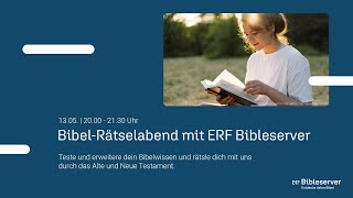 Bibel-Rätselabend mit ERF Bibleserver