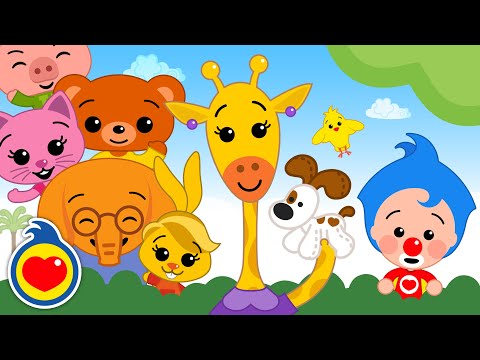 Que Levante La Mano 🖐️ ¡Sonidos de Animales! 🎶 Canciones Infantiles | Plim Plim