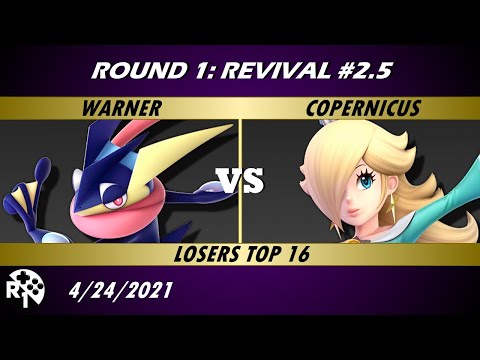 JMU - Warner (Greninja, Fox) vs Copernicus (Rosalina) Losers Top 16 - Smash Ultimate