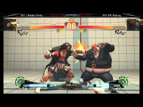 EG| Ricky Ortiz (Rufus) vs EG| PR Balrog (Balrog) Season's Beatings Ascension SSF4 AE 2012 Top 8