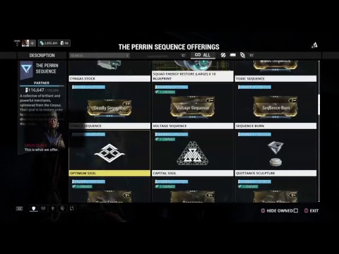 Warframe PS4 Friday night farm