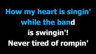 Stomping at the savoy   Barry Manilow   Karaoke   Lyrics