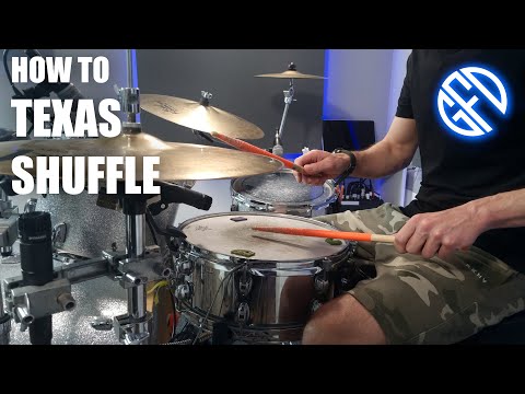 How to play the Texas shuffle on drum set