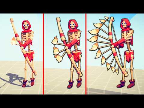 EVOLUTION of OVERPOWERED SKELETON ARCHER Ep.2 | TABS - Totally Accurate Battle Simulator
