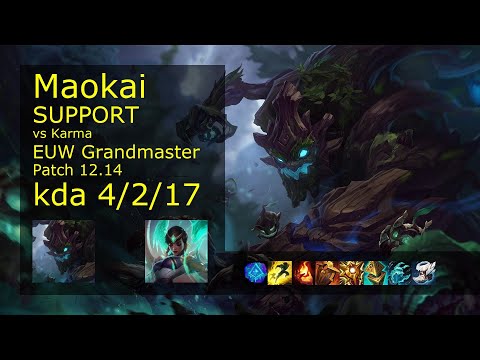 Rank 3 EUW Maokai Support: Maokai vs Karma