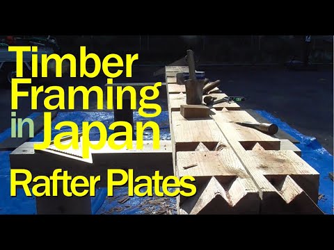 Timber Frame Tiny House in Japan - Rafter Plates (S2E25)